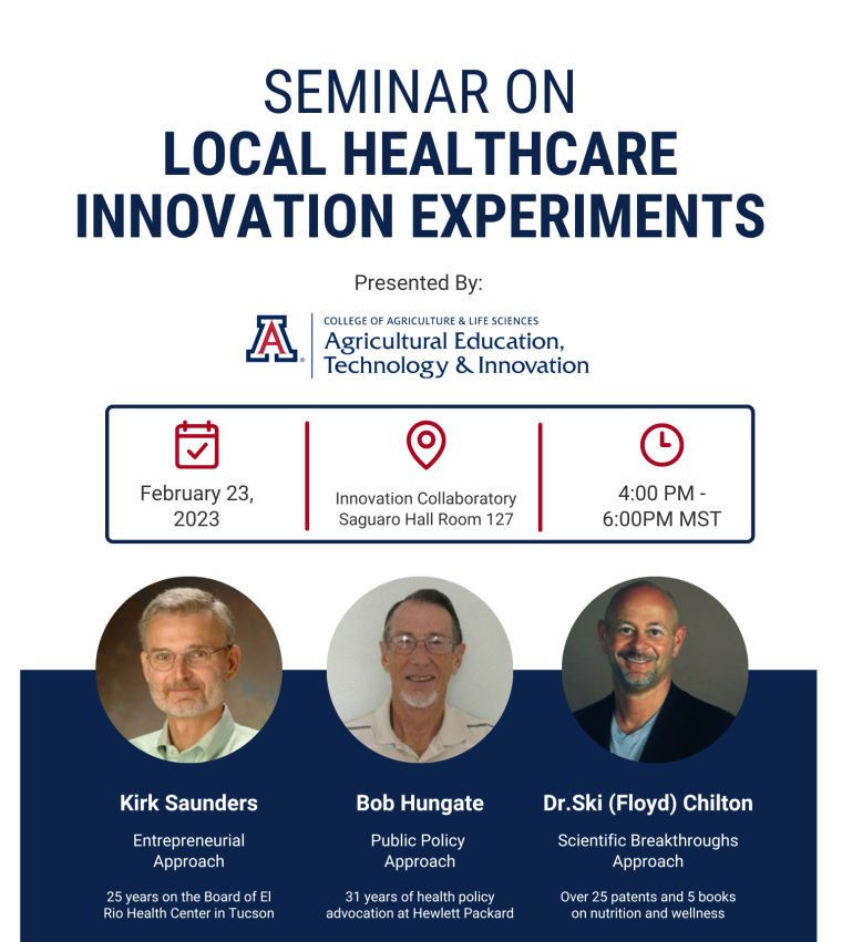 Local Healthcare Innovation Experiments Seminar flyer