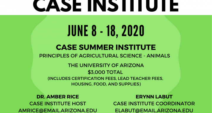 2020 CASE Institute Flyer
